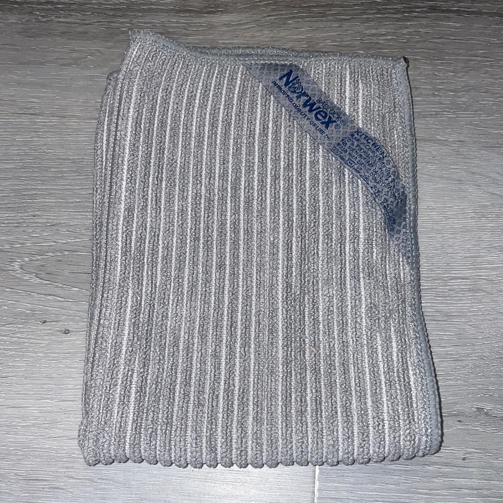 Norwex Microfiber Grey Kitchen Cloth NEW